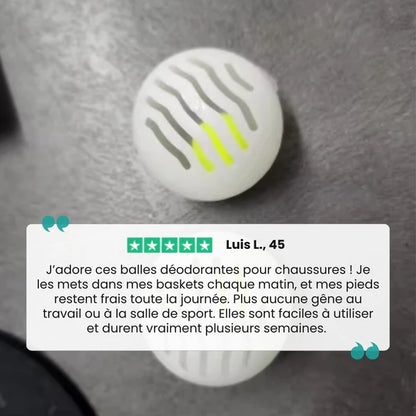 Balles Déodorantes Chaussures | Fraîcheur & Hygiène Longue Durée